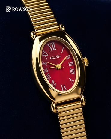 OLIYA Royale Watch — Ruby Red Dial