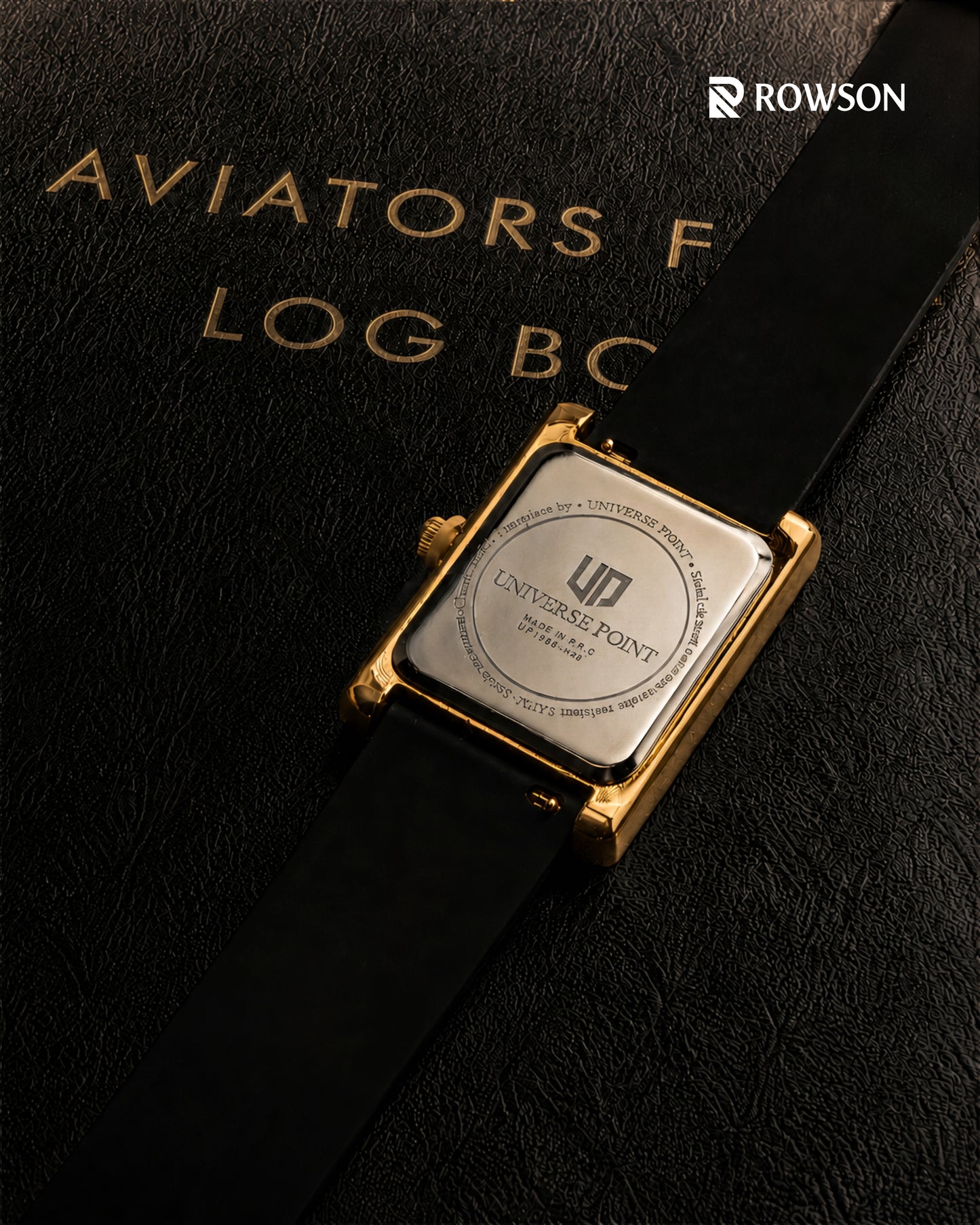 Universe Point Golden Tank - Rectangular Dial Men's Watch
