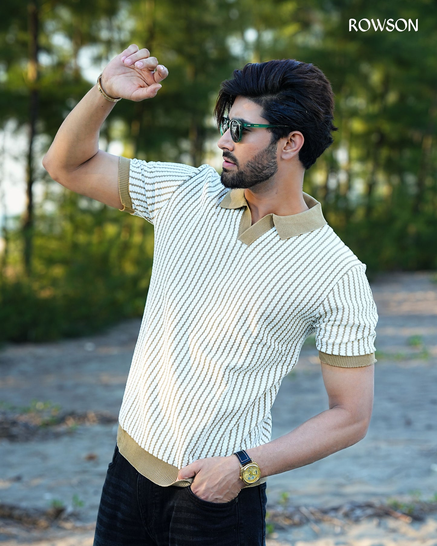 Sandstone Knit Polo