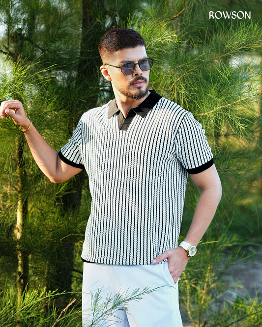 DualTone Knit Polo