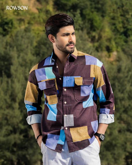 ColorBlock Royal Shirt