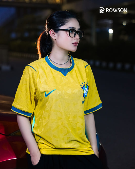 Brazil Home Player Edition Jersey World Cup Football 2026