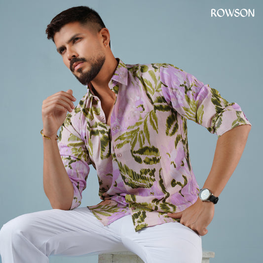 Rose Leaf Designer Shirt