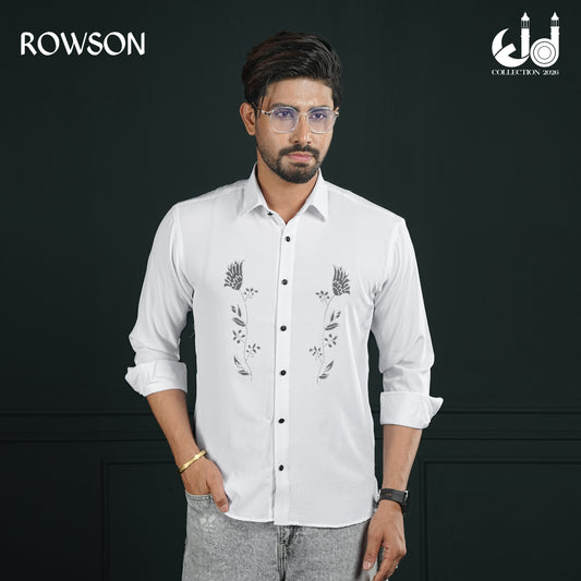 Majestic White Party Full Shirt