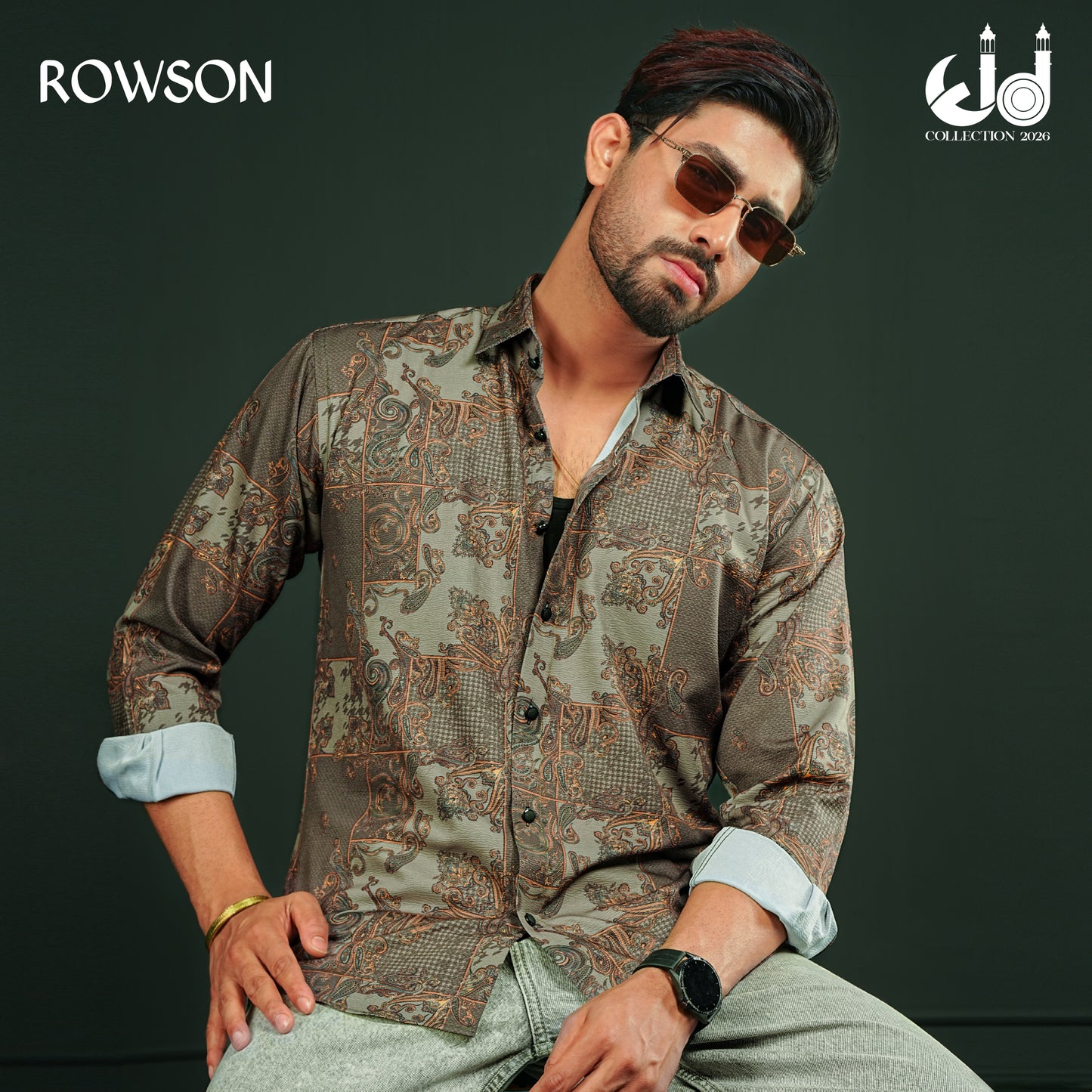 Noor-e-Sultan Shirt - Brown