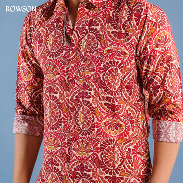 Royal Vermilion Full Shirt