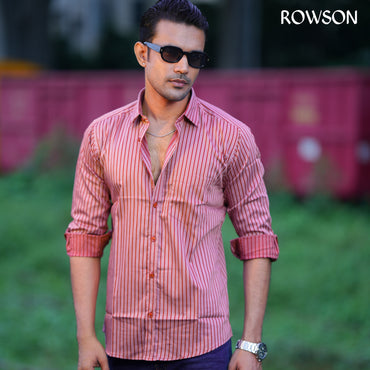 Crimson Stripe Classic Shirt