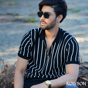 Black Nova Retro Polo