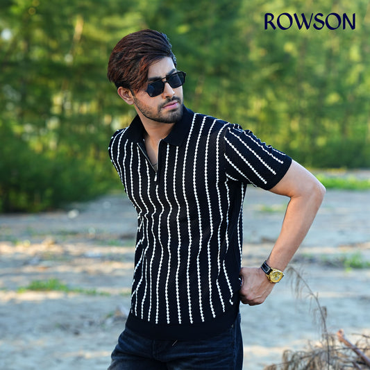 Black Nova Retro Polo