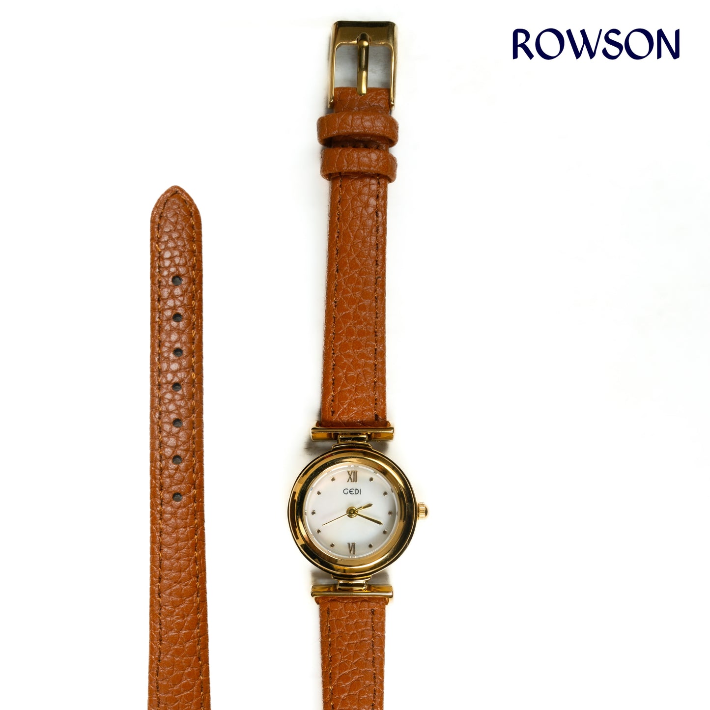 GEDI Luna Classic Watch (Brown Belt)