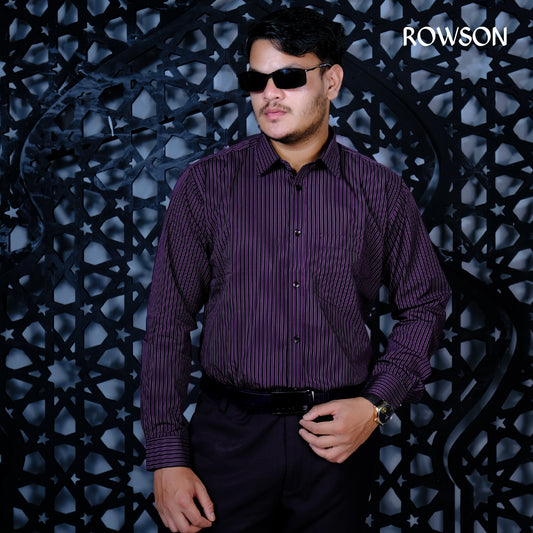 Wine Stripe Classic Shirt