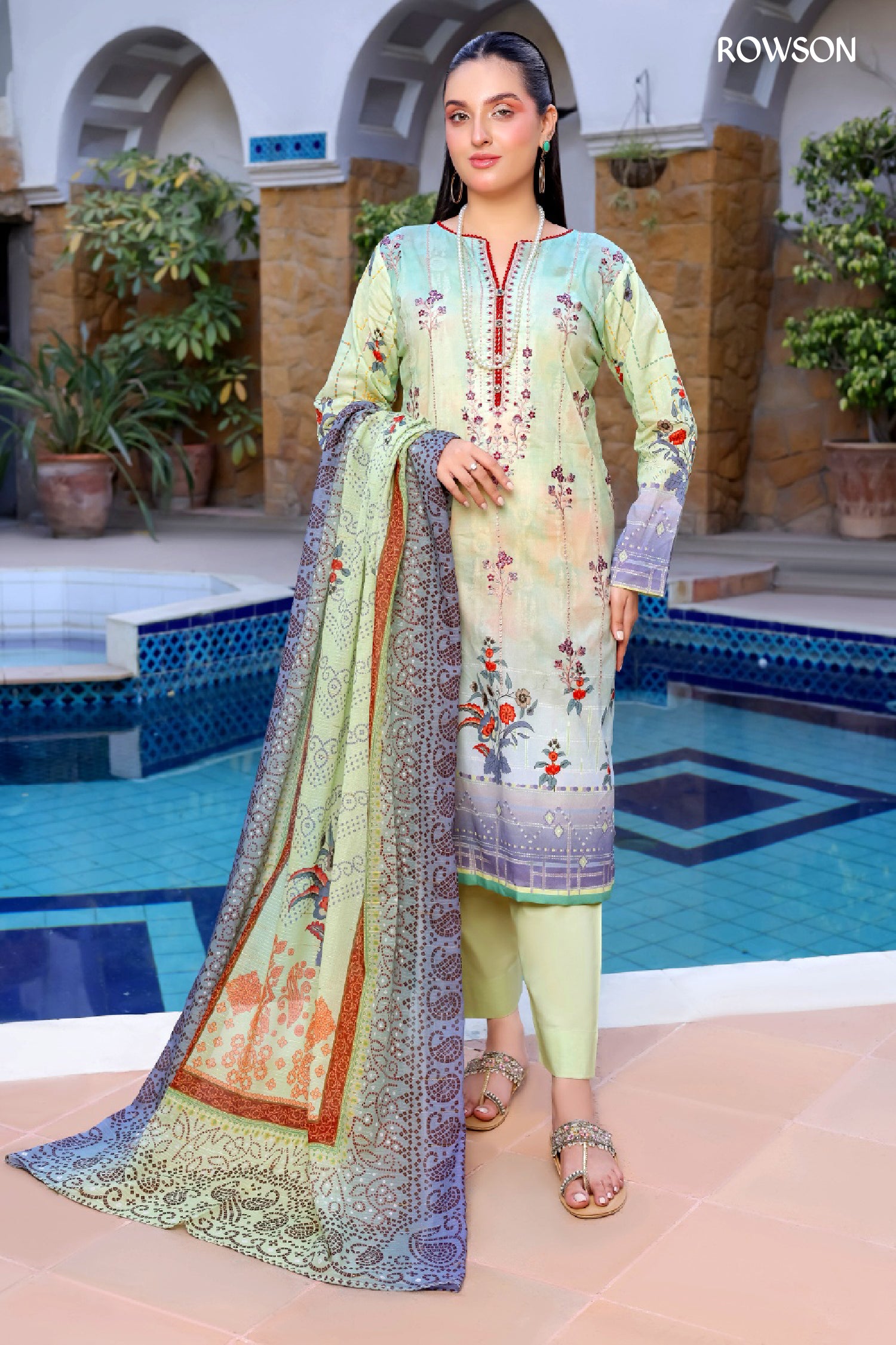 RIMSHIKA RANA ART Pakistani 3 piece – Rowson