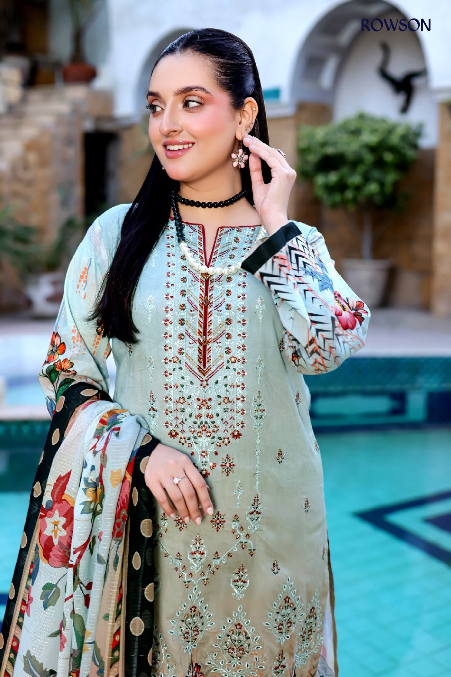 RIMSHIKA RANA ART Pakistani 3 piece