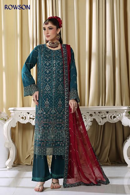 RANA ARTS--ESHAL Luxury EMB Chiffon Pakistani Three-Piece