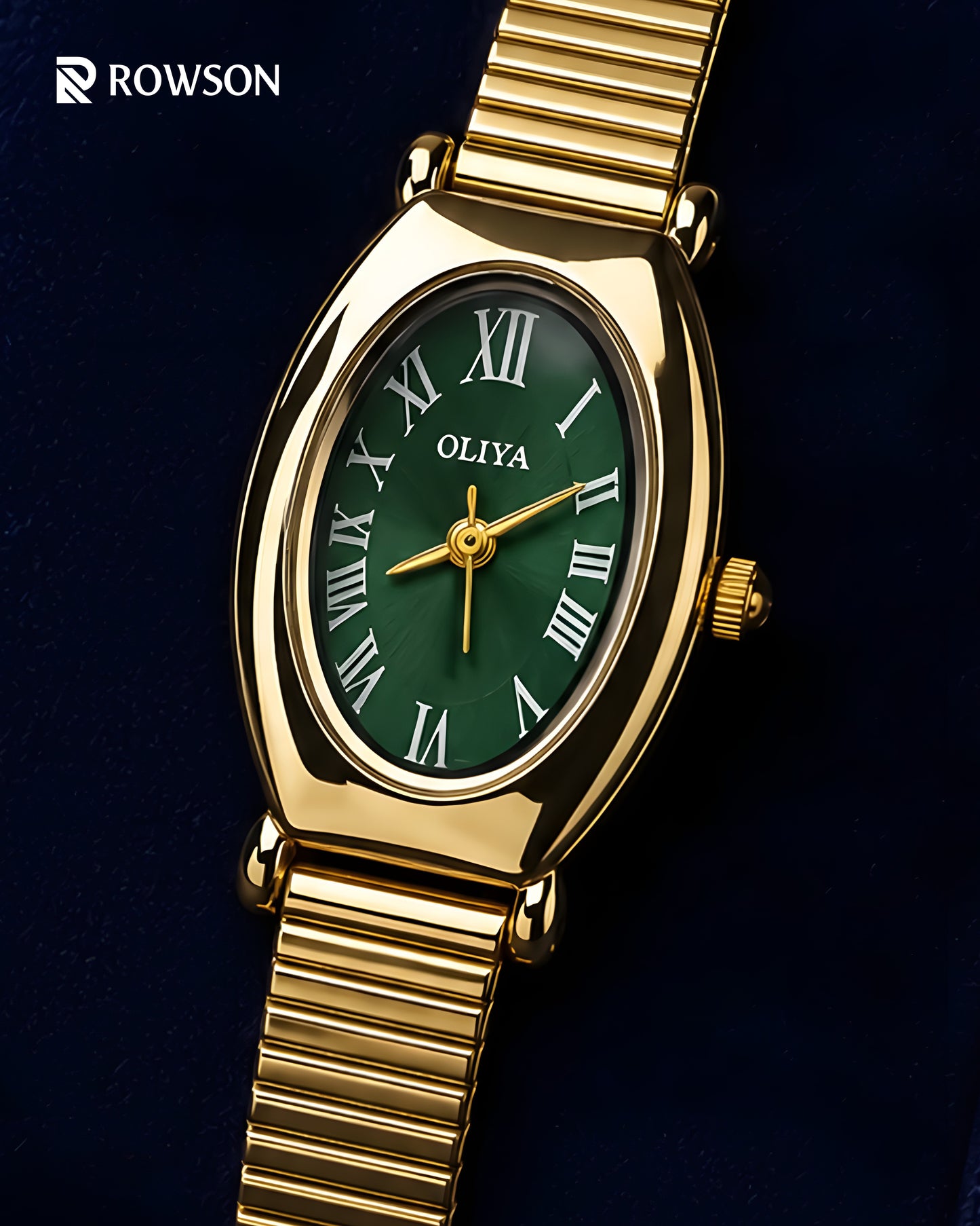 OLIYA Royale Watch — Emerald Green Dial
