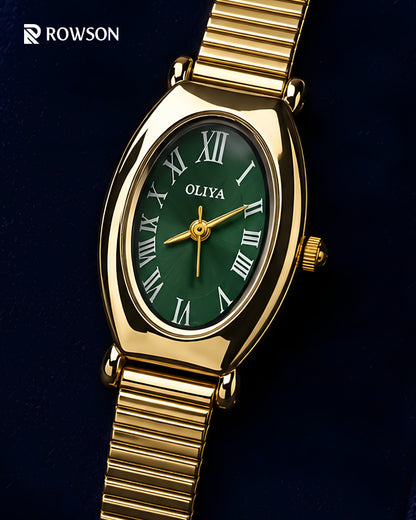 OLIYA Royale Watch — Emerald Green Dial