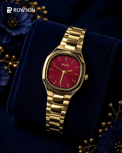 OLIYA Velvet Crown Watch