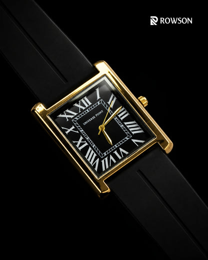 Universe Point Golden Tank - Rectangular Dial Men's Watch