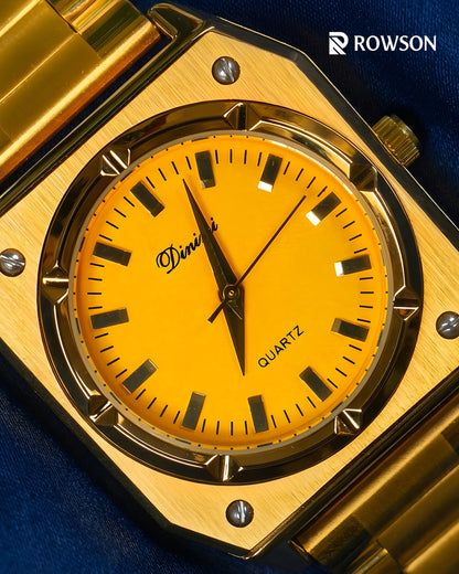 Golden Timepiece Watch