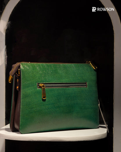 Emerald Butterfly Luxe Bag
