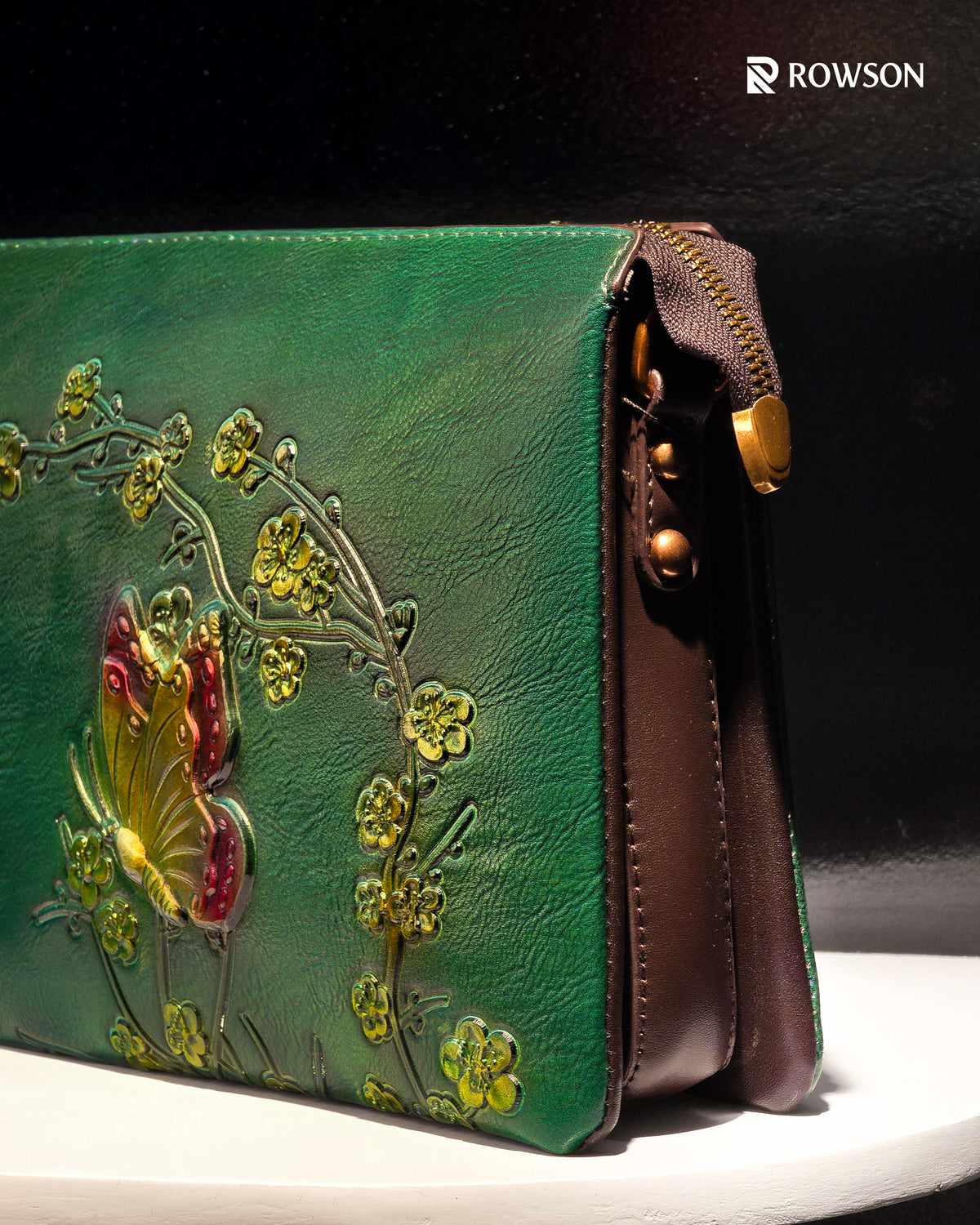 Emerald Butterfly Luxe Bag