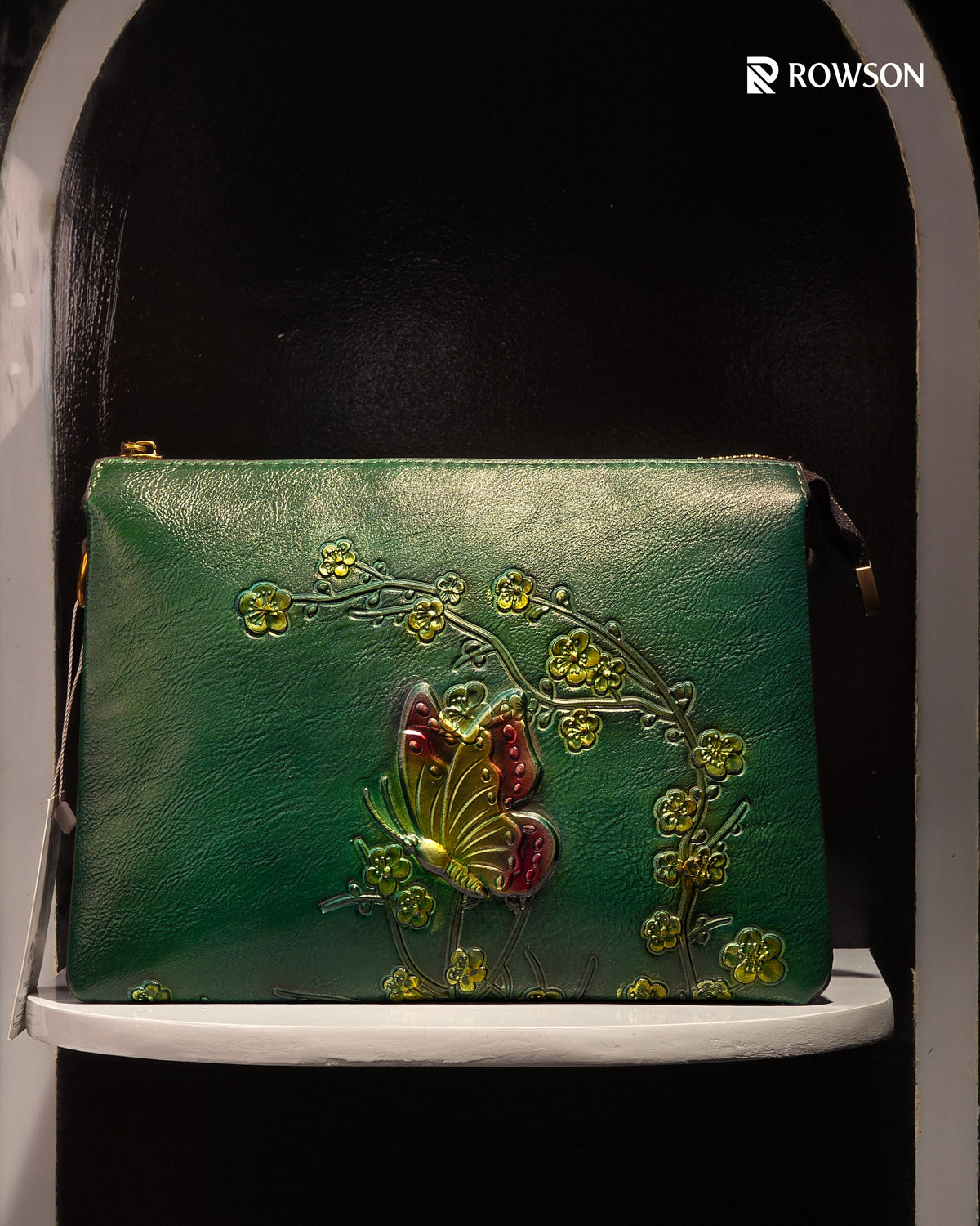 Emerald Butterfly Luxe Bag