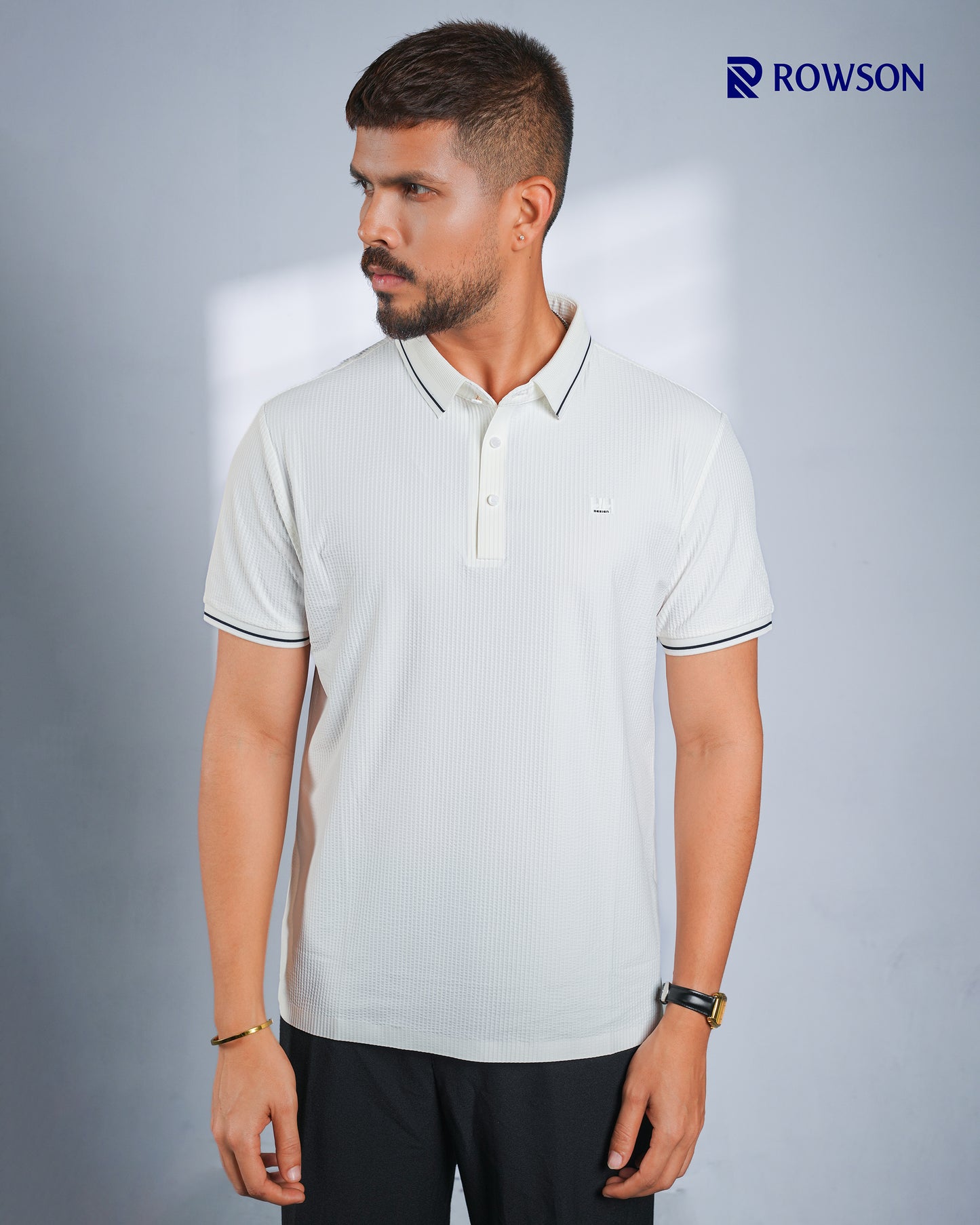 Royal Essence Polo - Pearl White