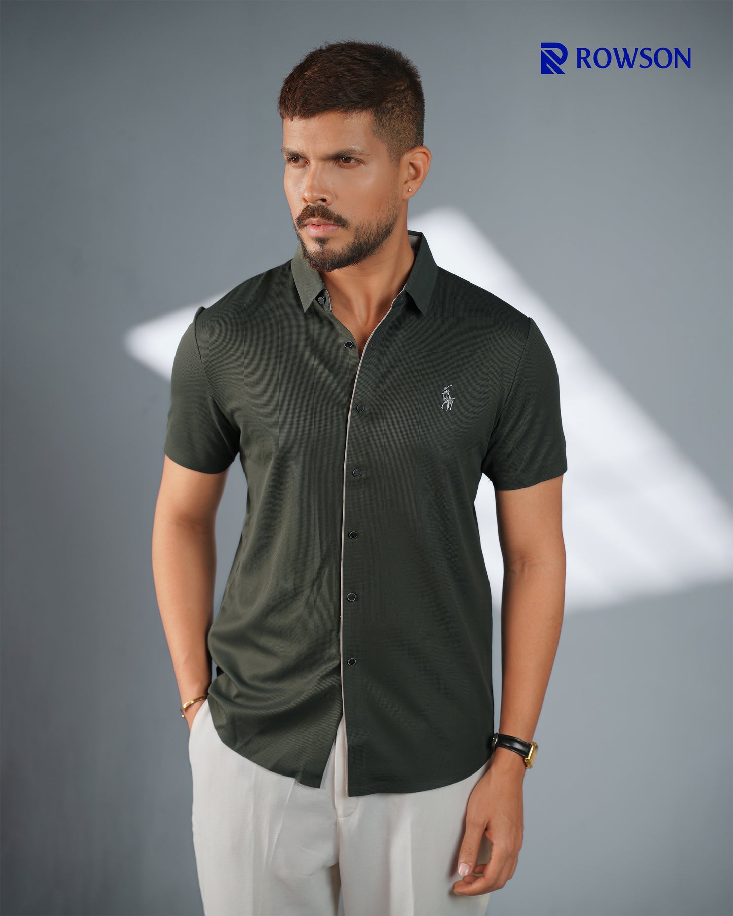 The Elite Gentleman Shirt - Olive