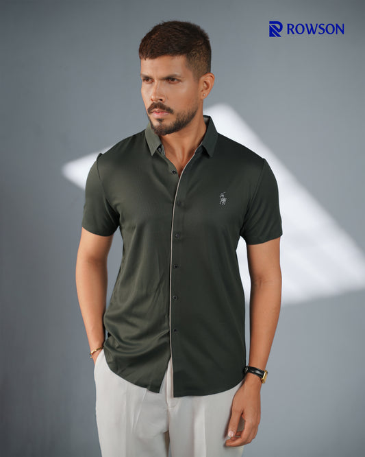 The Elite Gentleman Shirt - Olive