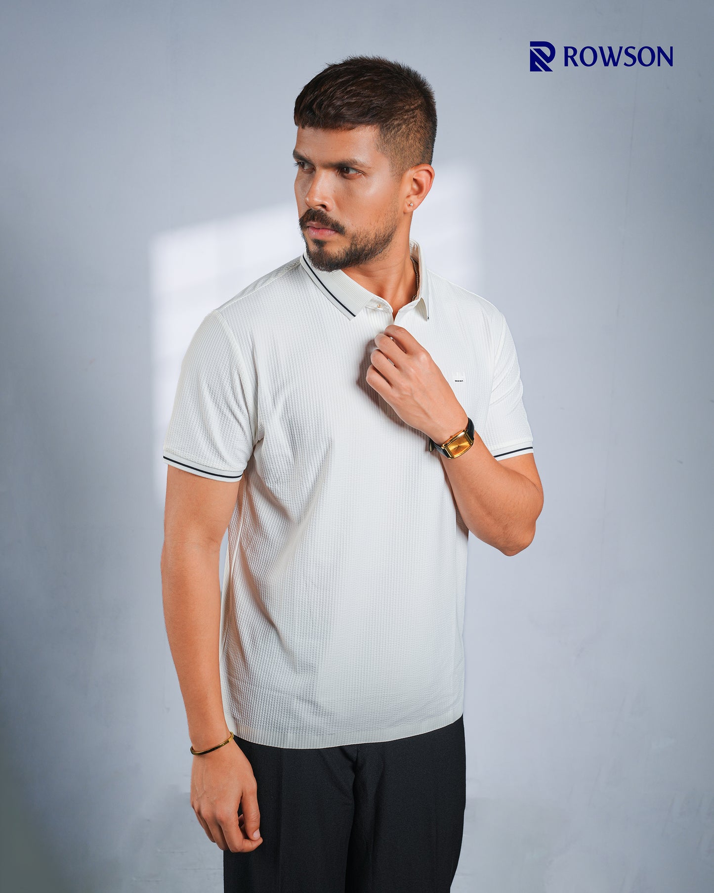 Royal Essence Polo - Pearl White