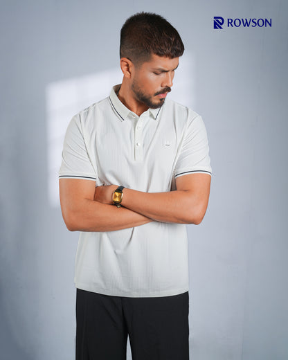 Royal Essence Polo - Pearl White