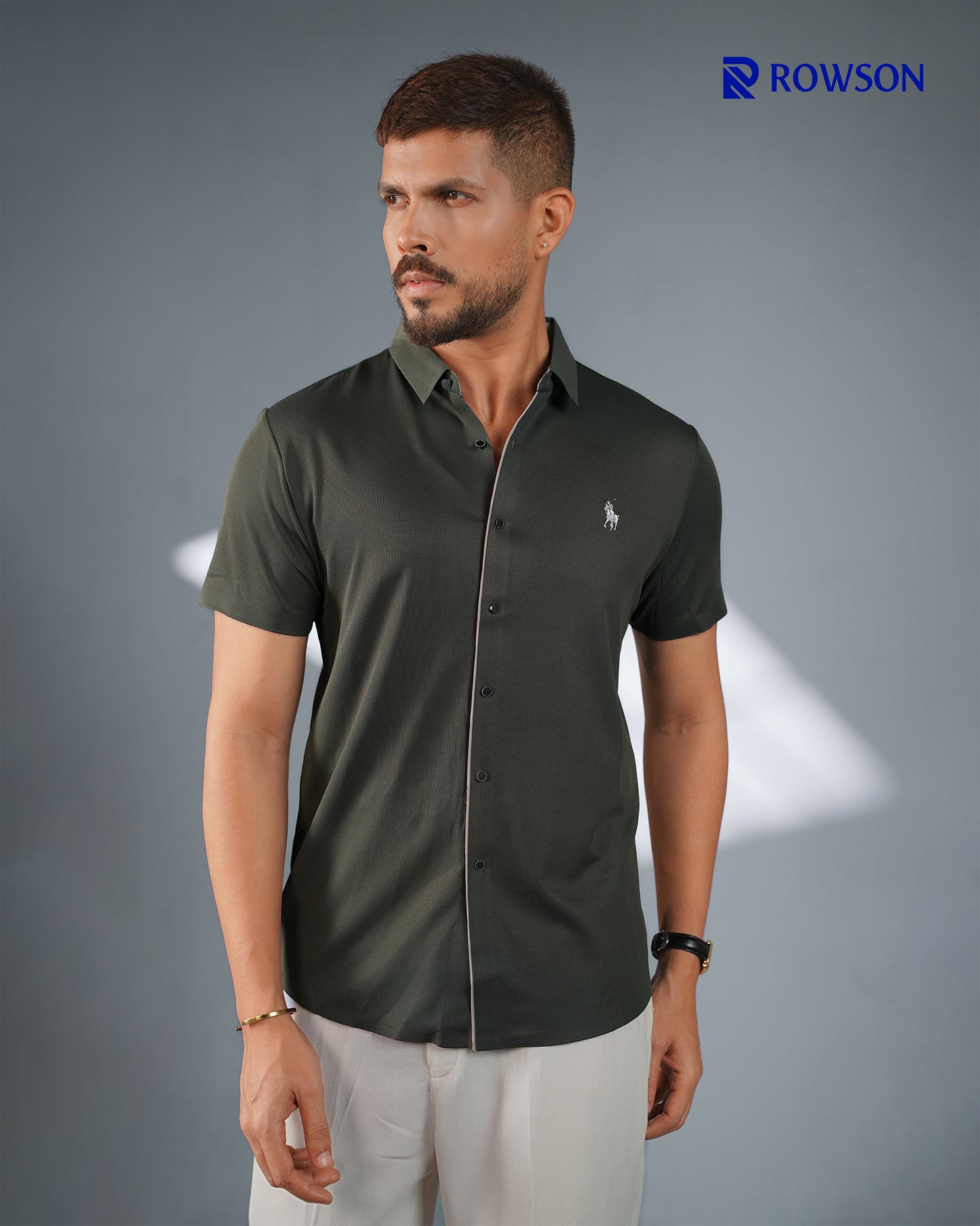 The Elite Gentleman Shirt - Olive