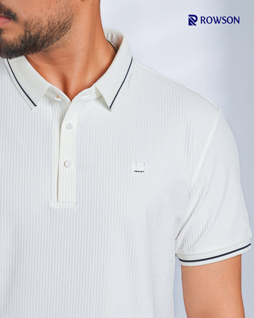 Royal Essence Polo - Pearl White