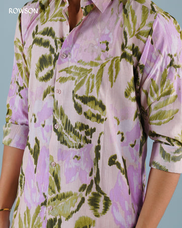 Rose Leaf Designer Shirt
