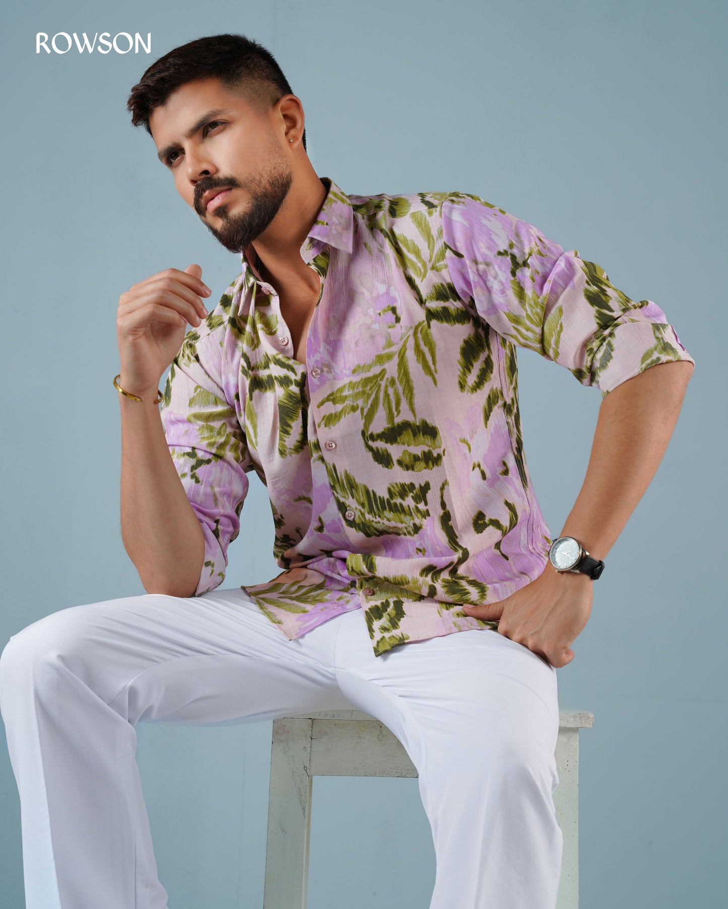 Rose Leaf Designer Shirt