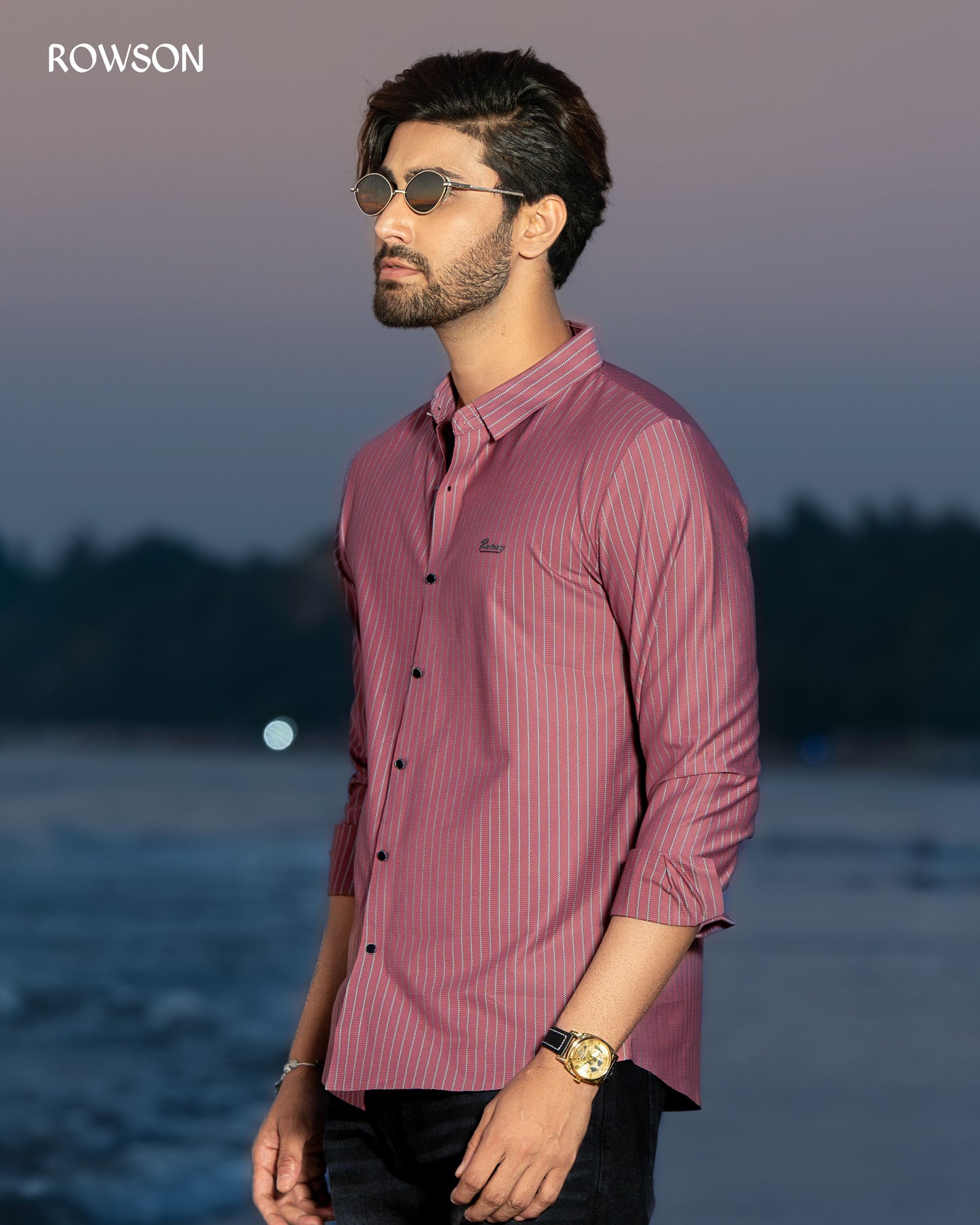 Broadcloth Vertical Stripe Shirt