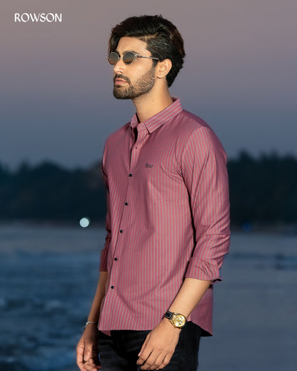 Broadcloth Vertical Stripe Shirt