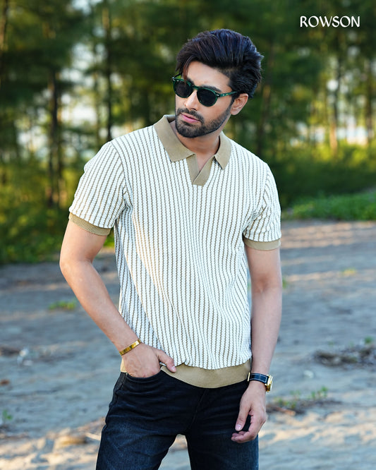 Sandstone Knit Polo