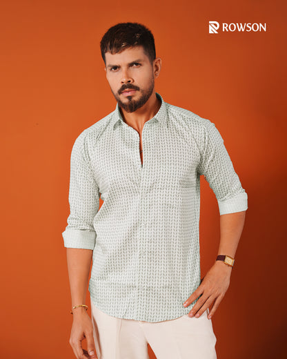 Sage Weave Signature Full Shirt