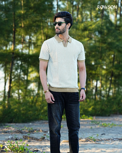 Sandstone Knit Polo