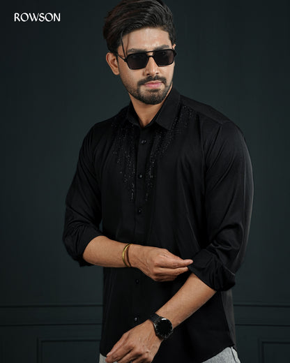 Sultan Party Shirt Black