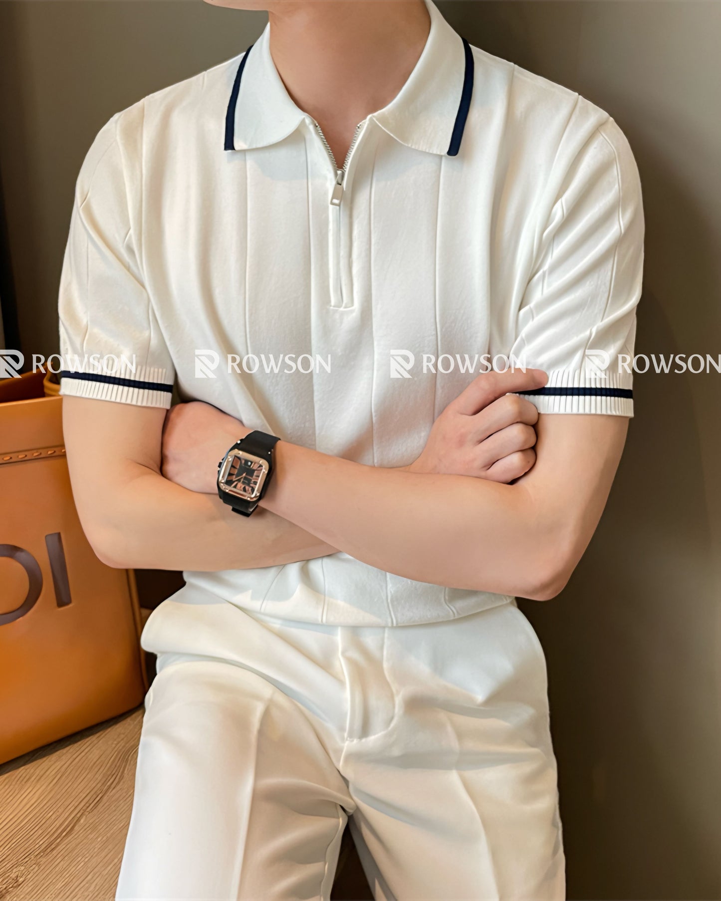 The Gentleman Zip-Collar Polo
