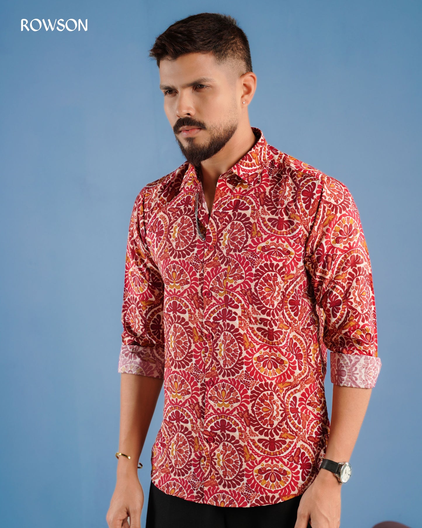Royal Vermilion Full Shirt
