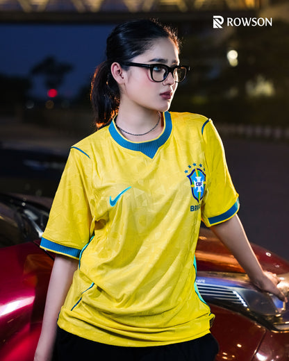 Brazil Home Player Edition Jersey World Cup Football 2026