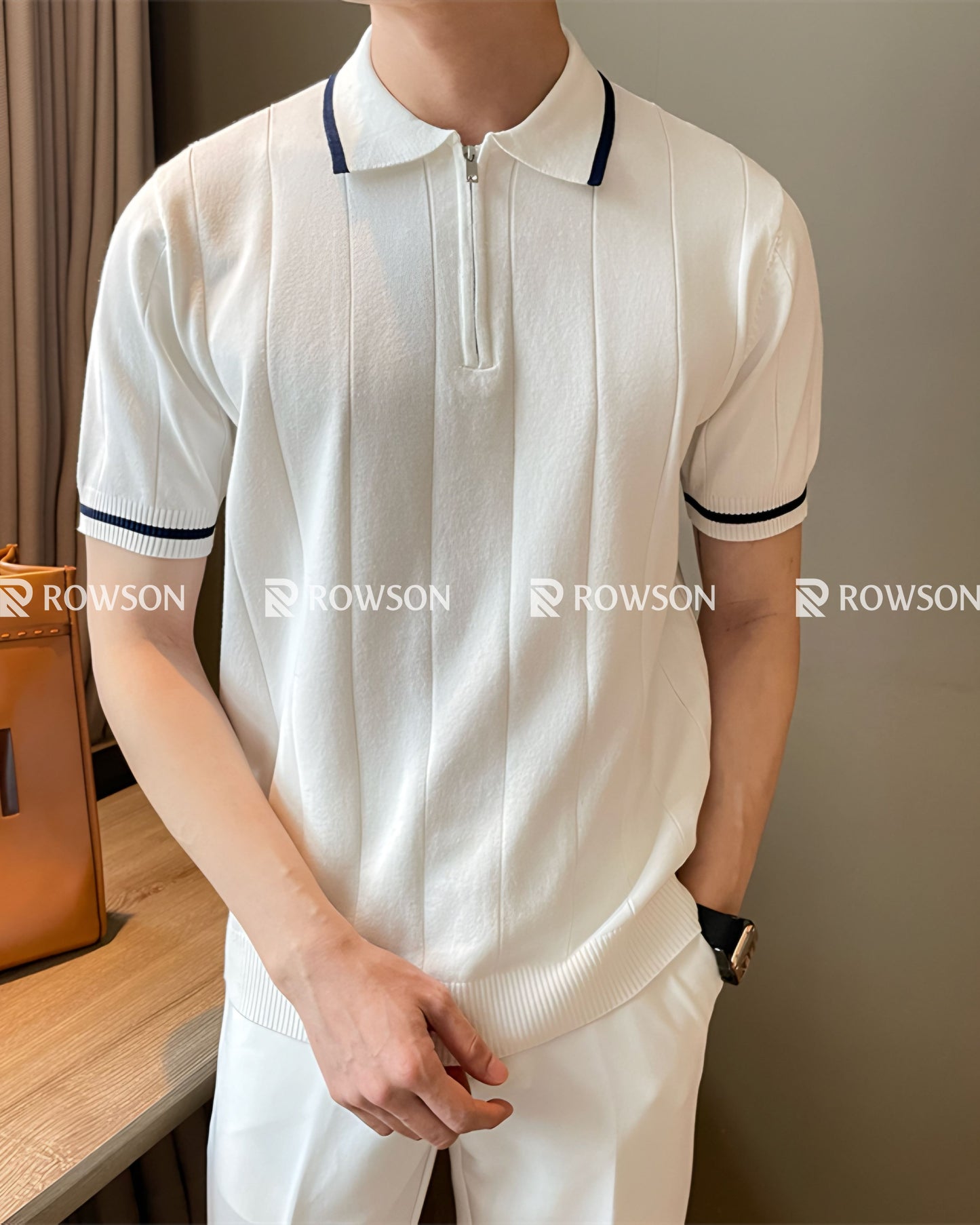 The Gentleman Zip-Collar Polo