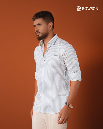 Silver Stripe Signature Full Shirt