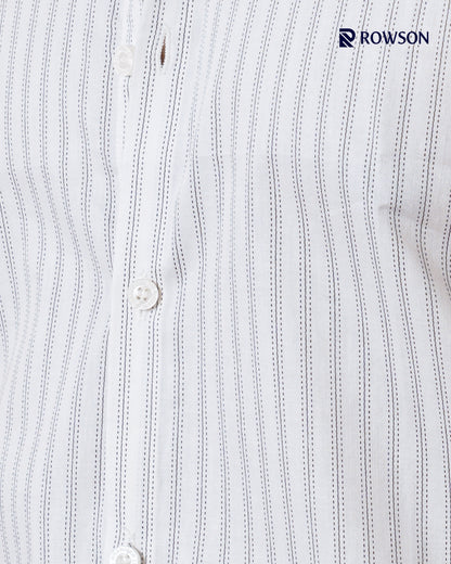 Silver Stripe Signature Full Shirt
