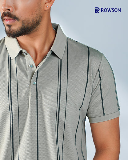 Chinese Imported Luxury  Polo - Sage Grey