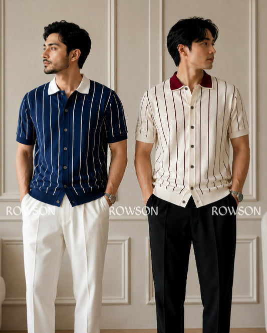 Monaco Summer Stripe Polo - Combo