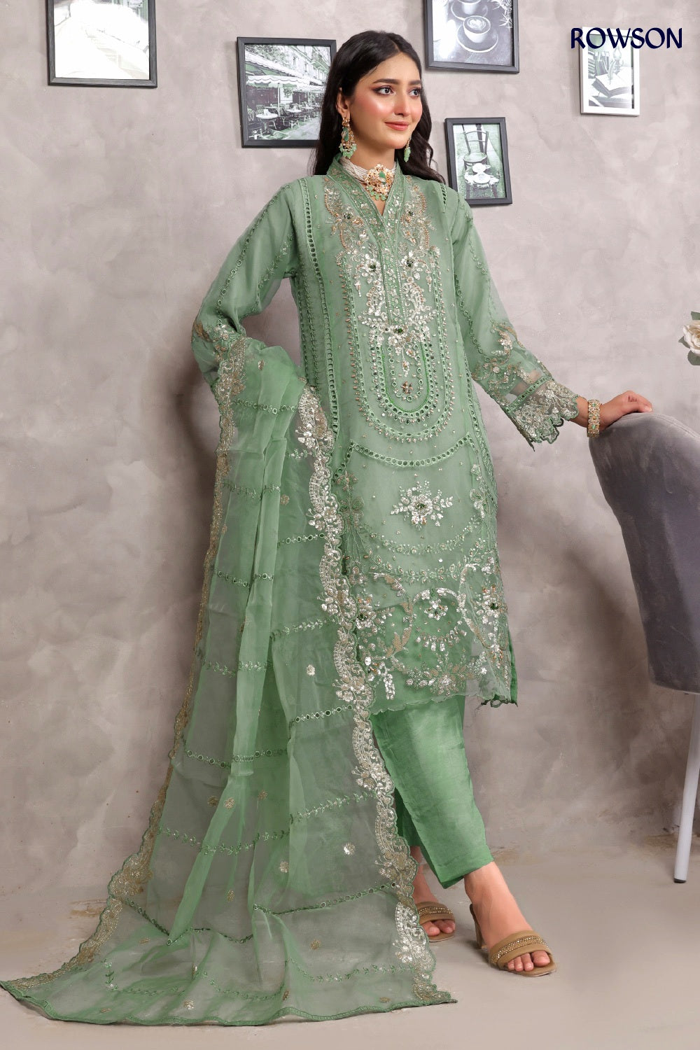 RANA ARTS-JAHAN ARA Vol-2 Fancy Heavy Pakistani 3 piece